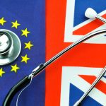 Brexit,Referendum,Concept,With,Eu,And,Uk,Flags,And,Stethoscope